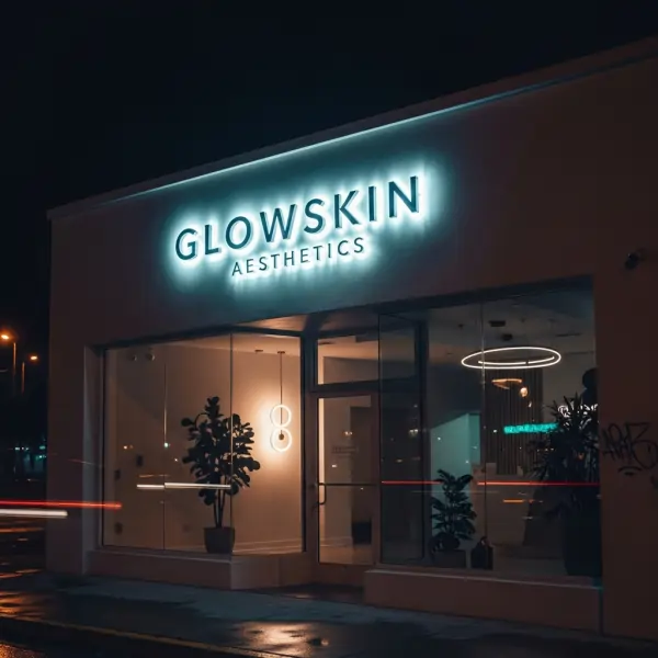 After - Ice Cream Shop with Illuminated Channel Letters